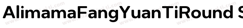 AlimamaFangYuanTiRound SemiBold字体转换